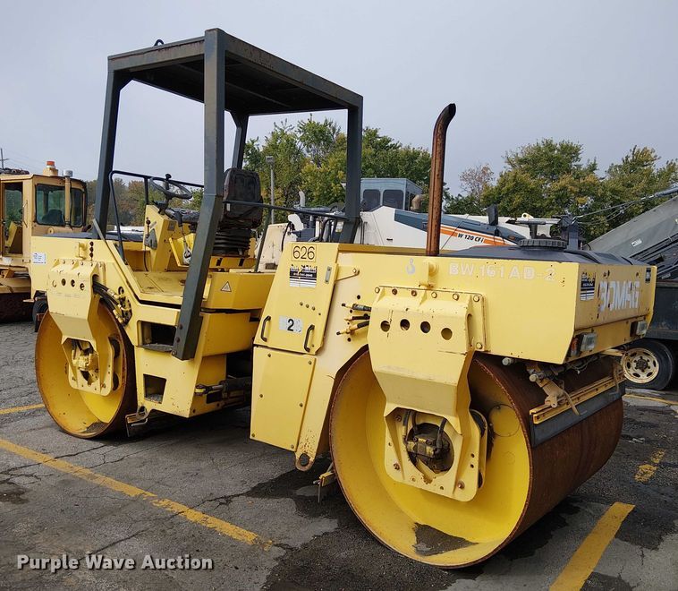 image for item DU3728 2000 Bomag BW 161 AD-2 double drum vibratory roller