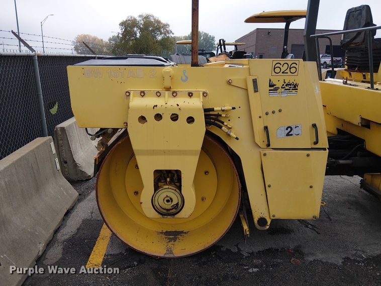 image for item DU3728 2000 Bomag BW 161 AD-2 double drum vibratory roller