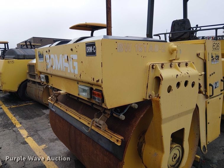 image for item DU3728 2000 Bomag BW 161 AD-2 double drum vibratory roller
