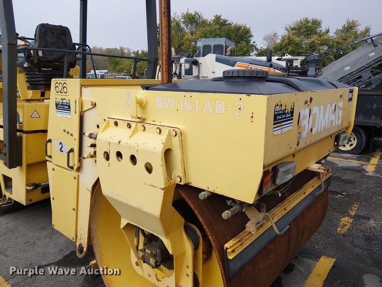 image for item DU3728 2000 Bomag BW 161 AD-2 double drum vibratory roller