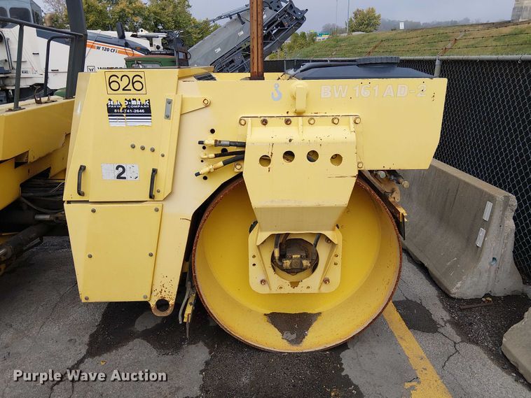 image for item DU3728 2000 Bomag BW 161 AD-2 double drum vibratory roller