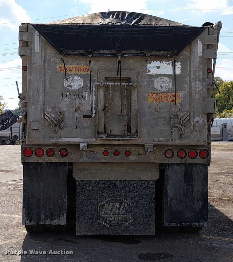 image for item DU3732 2008 Mac end dump trailer