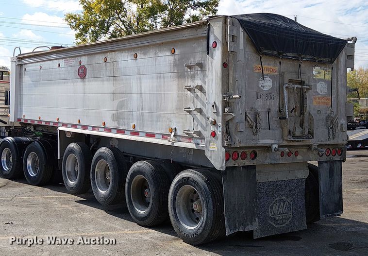 image for item DU3732 2008 Mac end dump trailer