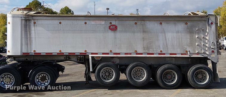 image for item DU3732 2008 Mac end dump trailer