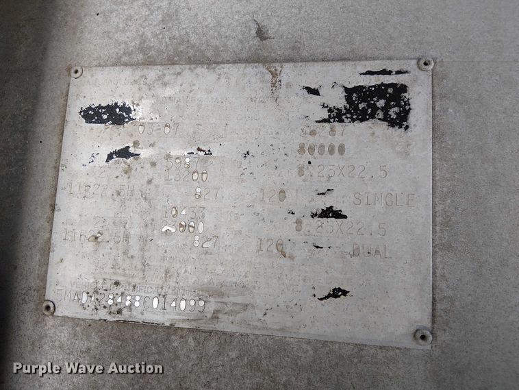 image for item DU3732 2008 Mac end dump trailer