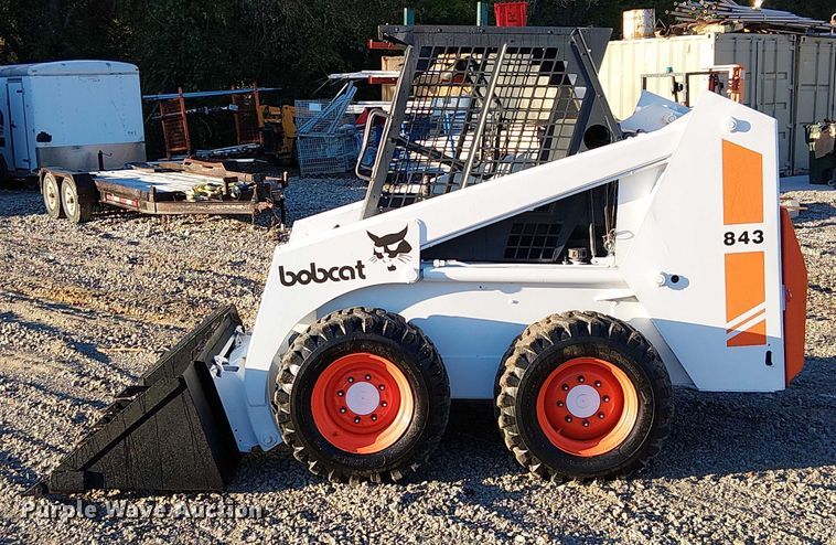 image for item DU3745 1986 Bobcat 843 skid steer loader