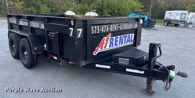 image for item DW6668 2020 Delco dump trailer