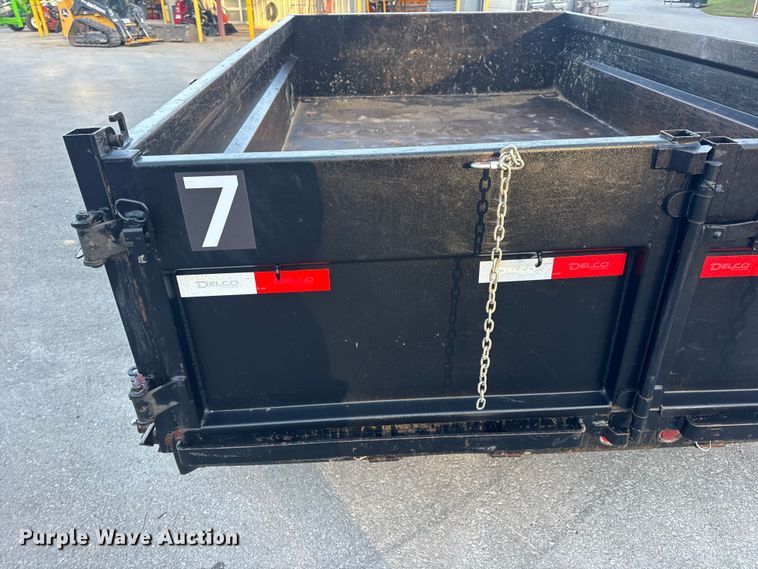 image for item DW6668 2020 Delco dump trailer