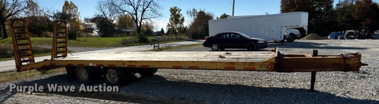 image for item DW6677 1998 Butler Trailer Mfg. B-3030-FD equipment trailer