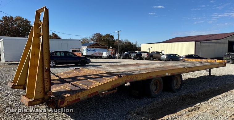 image for item DW6677 1998 Butler Trailer Mfg. B-3030-FD equipment trailer