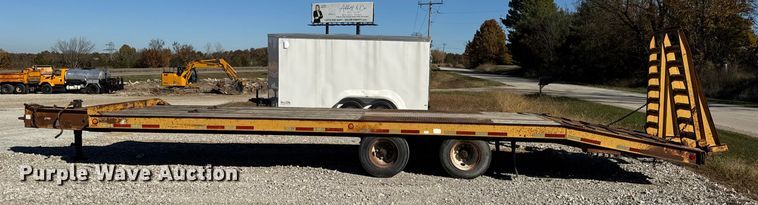 image for item DW6677 1998 Butler Trailer Mfg. B-3030-FD equipment trailer