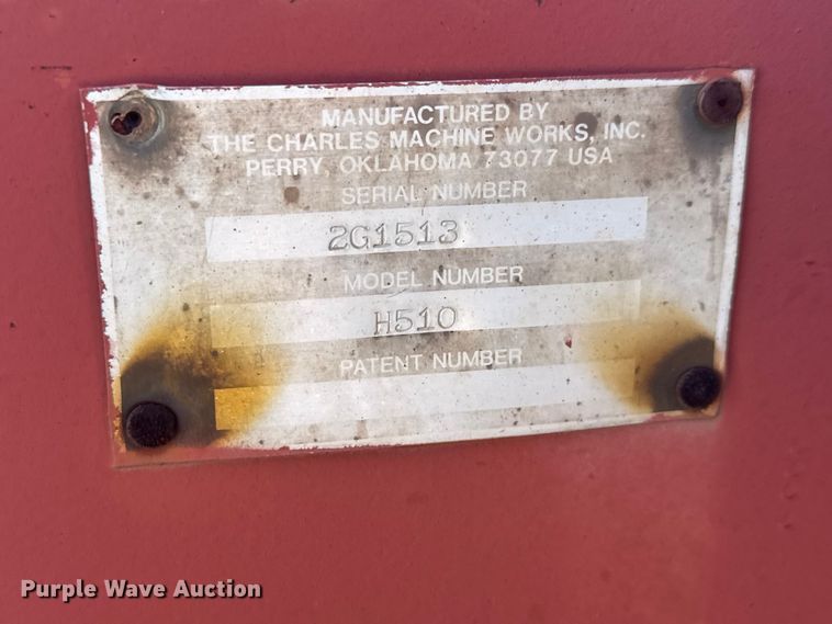 image for item DW6751 1999 Ditch Witch 8020T trencher