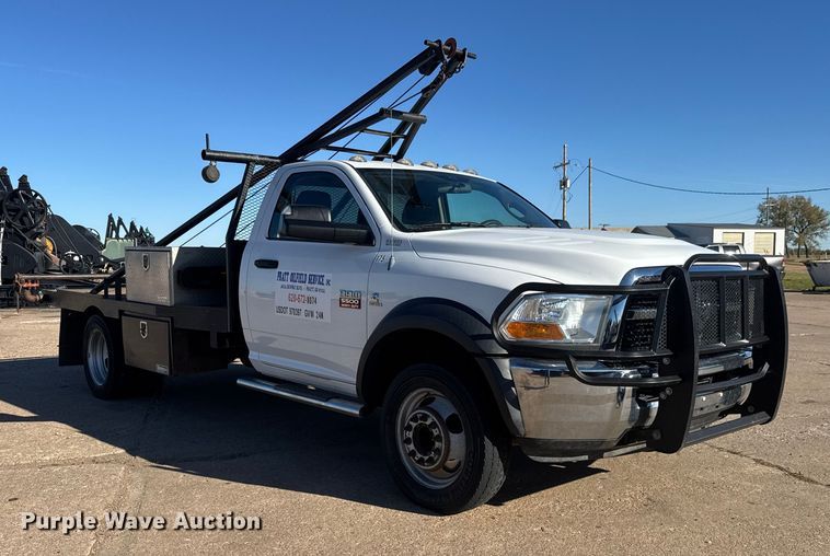 image for item DW6763 2012 Dodge Ram 5500HD winch truck