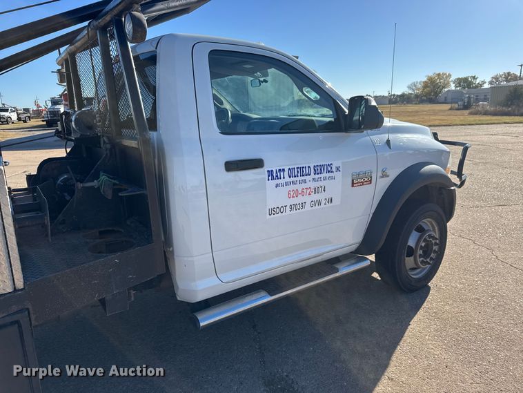 image for item DW6763 2012 Dodge Ram 5500HD winch truck