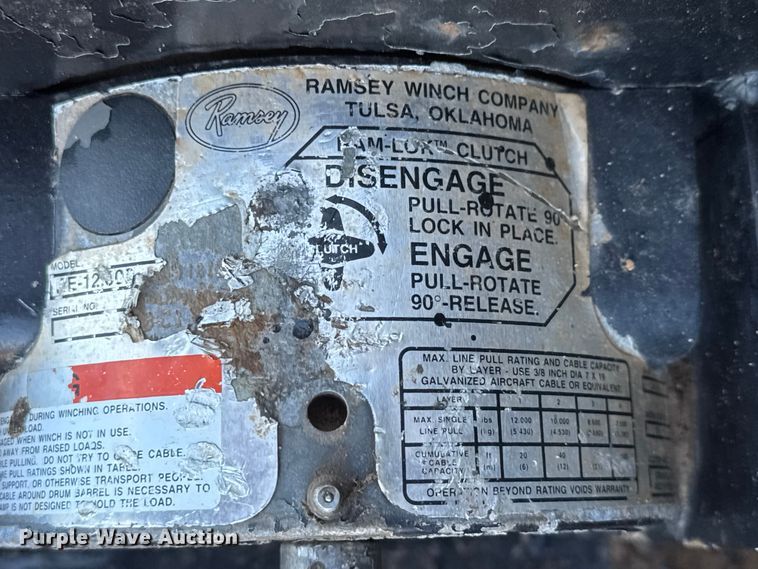 image for item DW6763 2012 Dodge Ram 5500HD winch truck