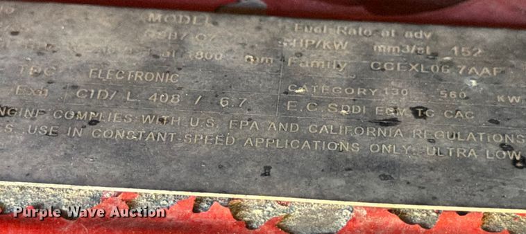 image for item DX5880 Doosan Generator