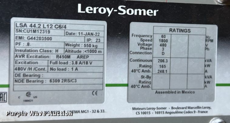 image for item DX5881 Doosan generator