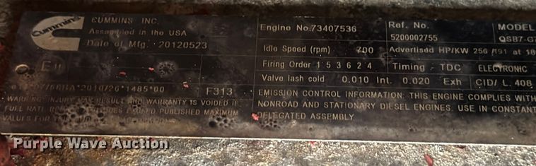 image for item DX5881 Doosan generator