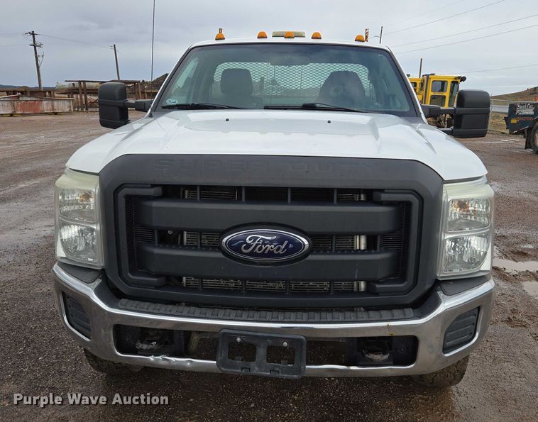 image for item DY1409 2012 Ford F350 Super Duty XL utility bed pickup truck