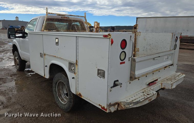 image for item DY1409 2012 Ford F350 Super Duty XL utility bed pickup truck