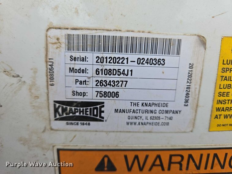 image for item DY1409 2012 Ford F350 Super Duty XL utility bed pickup truck