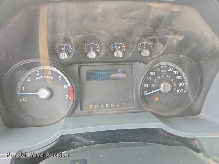 image for item DY1409 2012 Ford F350 Super Duty XL utility bed pickup truck