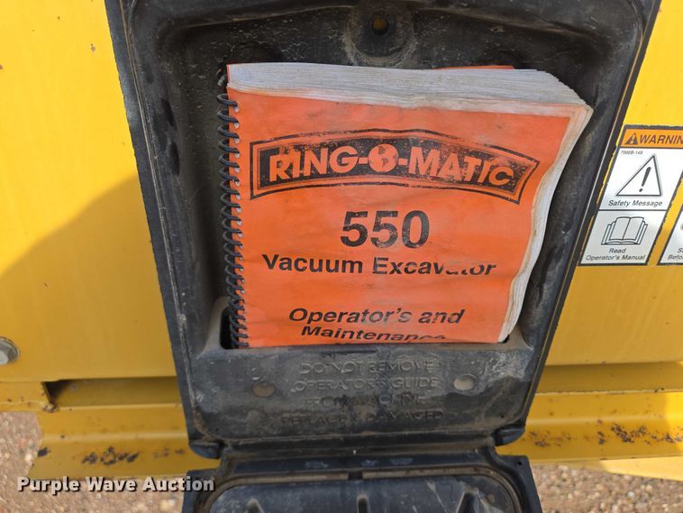 image for item DY1410 2012 Ring-O-Matic 550 vacuum excavator