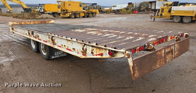 image for item DY1414 1999 Sauke Felling tilt deck equipment trailer