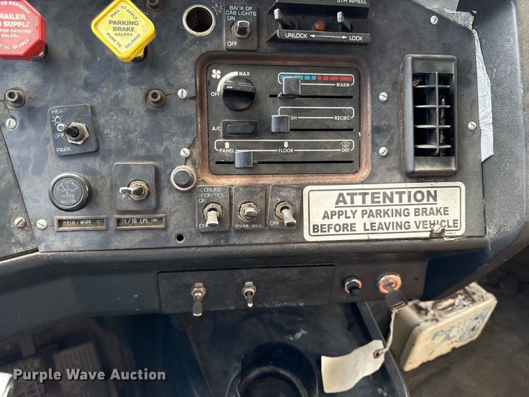 image for item DY8379 1994 Volvo WB flatbed truck