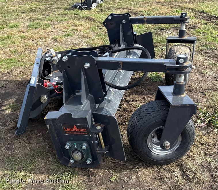 image for item DY8421 2025 LandHonor PR-12-72W skid steer power rake