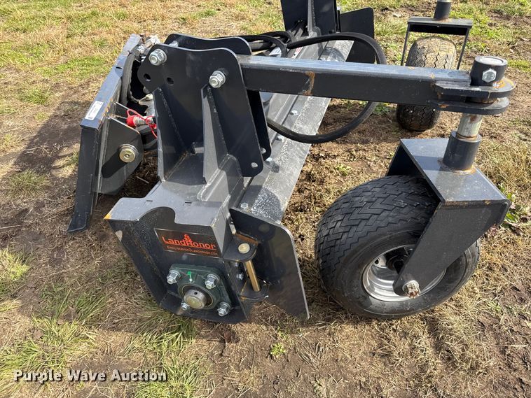 image for item DY8421 2025 LandHonor PR-12-72W skid steer power rake