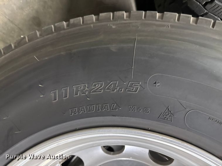 image for item EA1993 (16) Bridgestone M760 11R24.5 tires and wheels