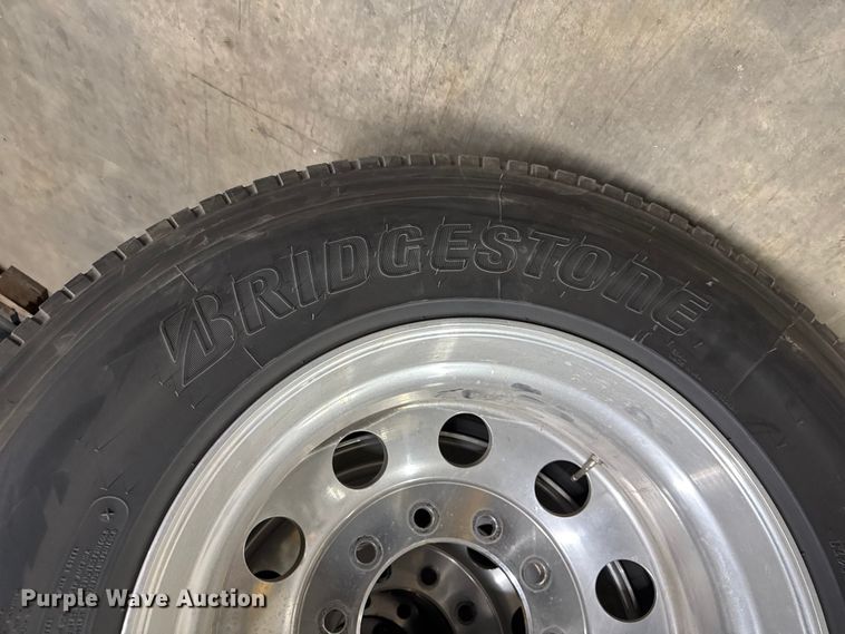 image for item EA1993 (16) Bridgestone M760 11R24.5 tires and wheels