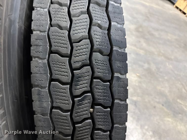 image for item EA1993 (16) Bridgestone M760 11R24.5 tires and wheels