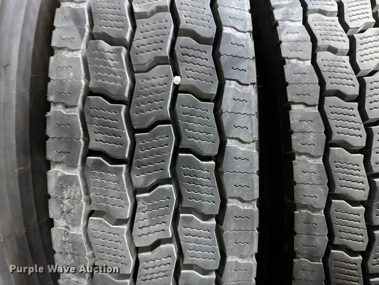 image for item EA1993 (16) Bridgestone M760 11R24.5 tires and wheels