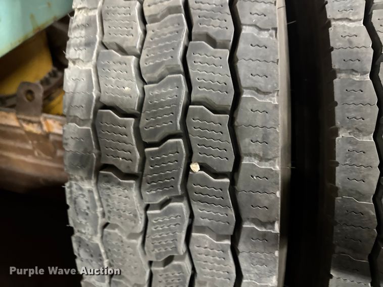 image for item EA1993 (16) Bridgestone M760 11R24.5 tires and wheels