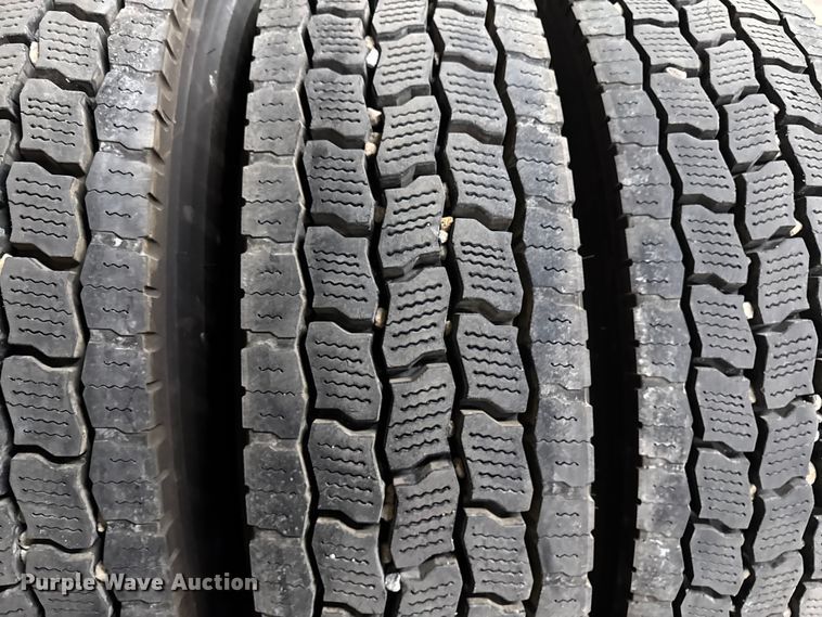 image for item EA1993 (16) Bridgestone M760 11R24.5 tires and wheels