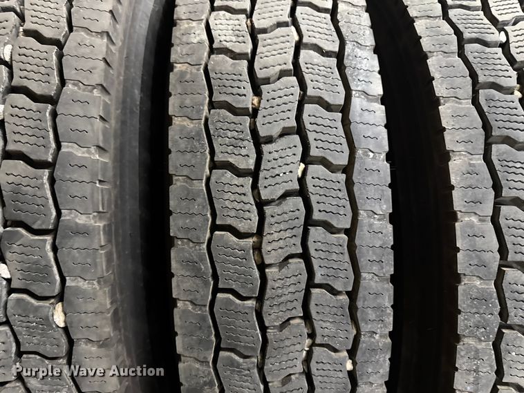 image for item EA1993 (16) Bridgestone M760 11R24.5 tires and wheels