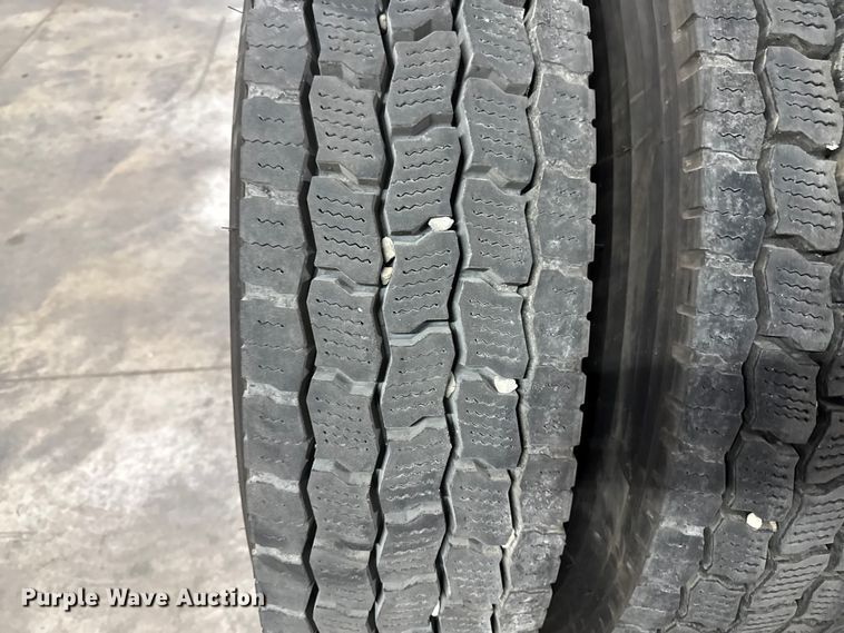 image for item EA1993 (16) Bridgestone M760 11R24.5 tires and wheels