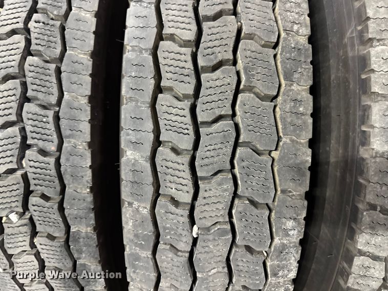 image for item EA1993 (16) Bridgestone M760 11R24.5 tires and wheels