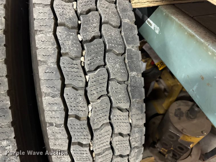 image for item EA1993 (16) Bridgestone M760 11R24.5 tires and wheels