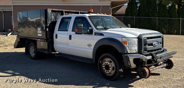 image for item EA1995 2015 Ford F450 flatbed truck