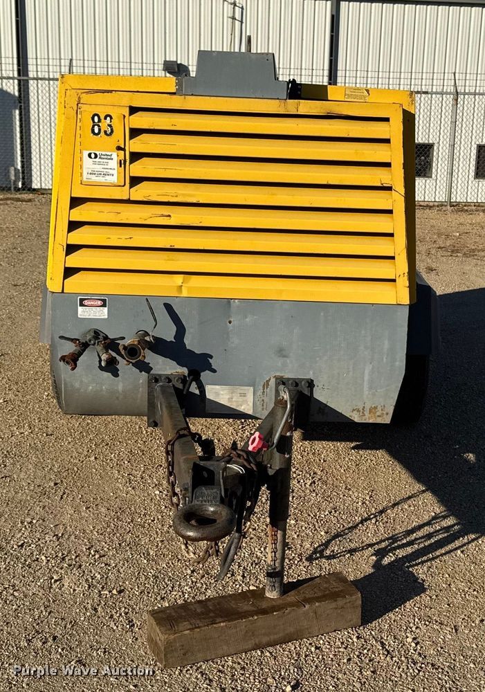 image for item EA2006 2011 Atlas copco XAS 375 JD6 air compressor