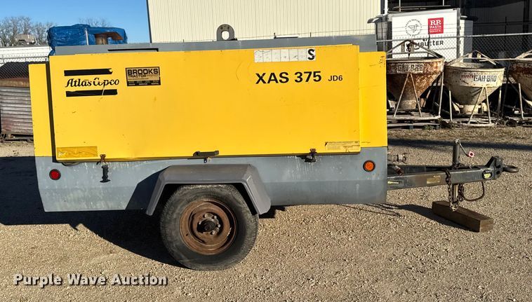image for item EA2006 2011 Atlas copco XAS 375 JD6 air compressor