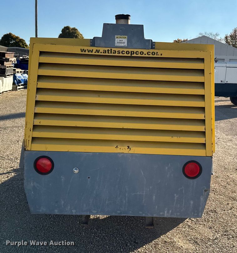 image for item EA2006 2011 Atlas copco XAS 375 JD6 air compressor