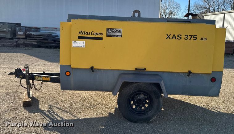 image for item EA2006 2011 Atlas copco XAS 375 JD6 air compressor