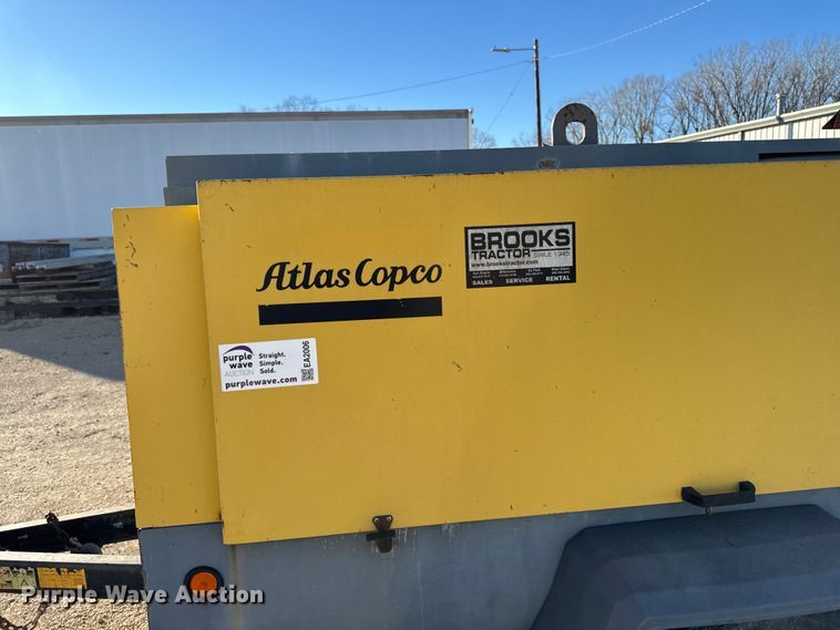 image for item EA2006 2011 Atlas copco XAS 375 JD6 air compressor