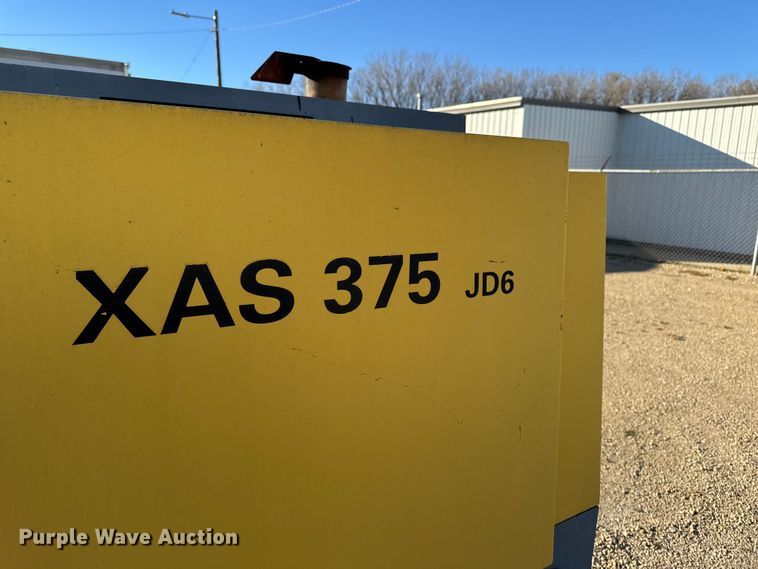 image for item EA2006 2011 Atlas copco XAS 375 JD6 air compressor