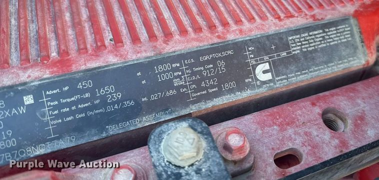 image for item EA2025 2020 Kenworth T880 semi truck