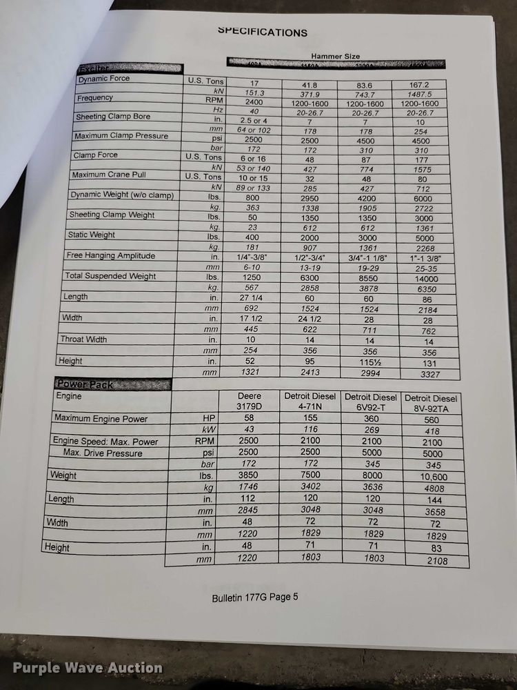 image for item EA2675 Vulcan 2300 vibratory hammer